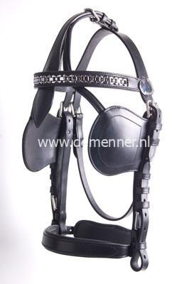 Hoofdstel LUXE Ideal Equestrian_Minishetlander_Zwart-0