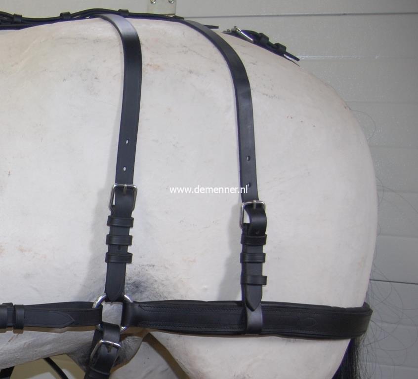 Broek tweespan voor Luxetuig, leer, Ideal Equestrian