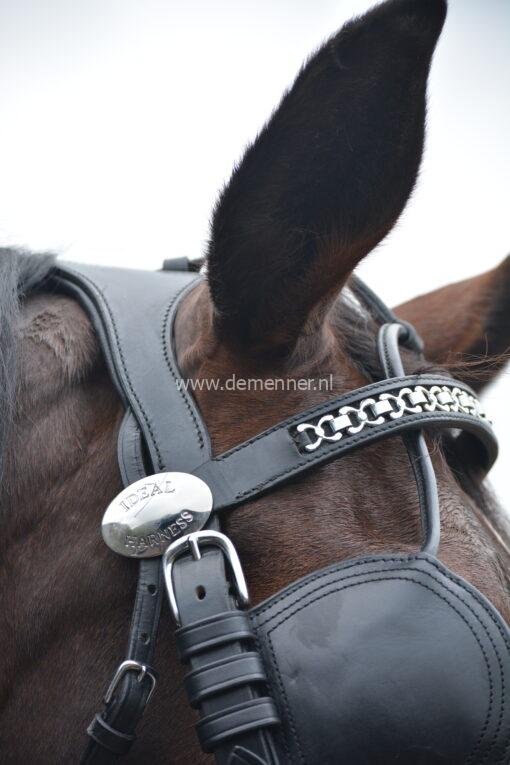 anatomisch hoofdstel luxe leer